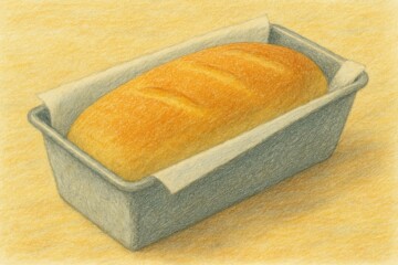 Baguette moulée en cake