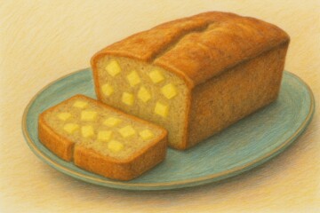 Cake aux pommes et au sarrasin
