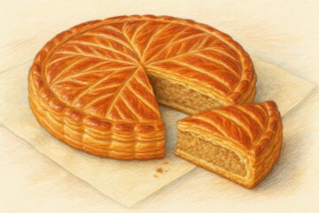 Galette des rois à la noisette