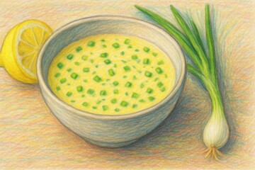 Sauce crémeuse au beurre et au citron